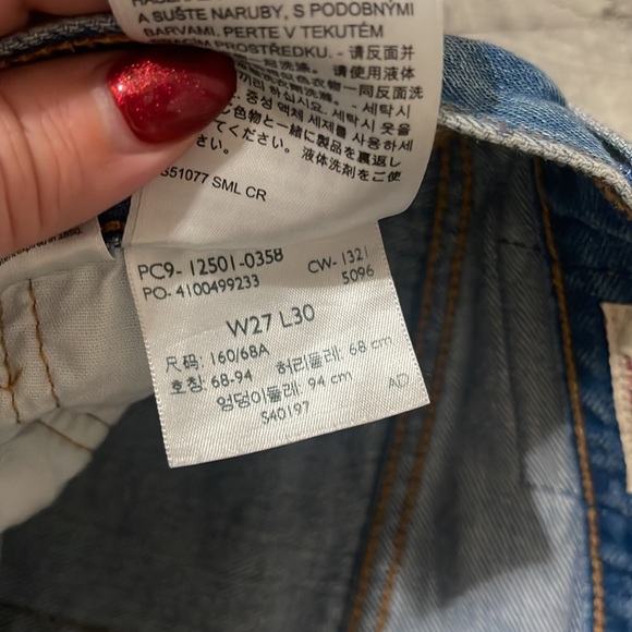 Levi's Premium 501 Original Straight Jeans  Athens Crown Medium Wash Des… - Picture 5 of 8